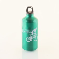 Велосипедная фляга (500ml) (алюминиевая, зеленая) "YKX"