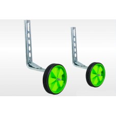 Велосипедные колеса боковые детские (пара) (Ø110mm, цвет ассорти, в компл - 2 универс. кронштейна (1