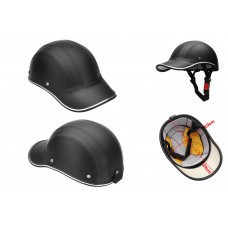 Шлем-каска (для головы 55-62 см, экокожа, АБС-пластик) "HELMET"