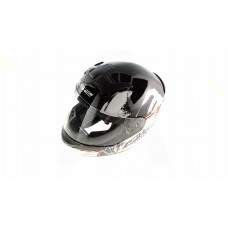 Шлем-интеграл (mod:FF352) (size:XXL, бело-черный, ROOKIE ONE) "LS-2"