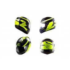 Шлем-интеграл (mod:FF352) (size:XXL, желто-черный, ROOKIE FLUO) "LS-2"