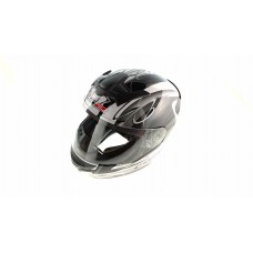 Шлем-интеграл (mod:FF352) (size:XL, черно-белый, ROOKIE GAMMA) "LS-2"