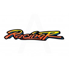 Наклейка декор RACING R (31x7см) (#3141)