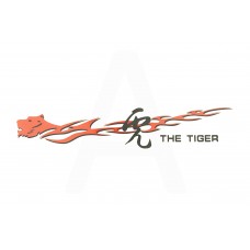 Наклейка декор THE TIGER (31x8см) (#3397)