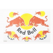 Наклейка (набор) спонсор "RED BULL" (27*18 см) (#7069B)