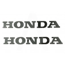 Наклейка буквы (mod:Honda22х3см, 2шт) (#HQ284)