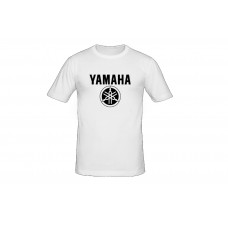 Футболка "YAMAHA" (size:XL, mod:Club, 100% хлопок, белая)