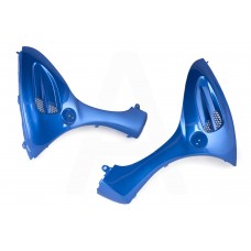 Пластик Zongshen GRAND PRIX передний (подклювник) (синий) "KOMATCU"