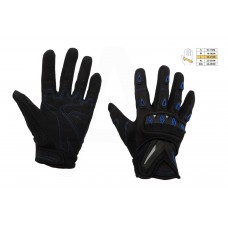 Перчатки "SCOYCO" (mod:MC-10, size:L, синие, текстиль)