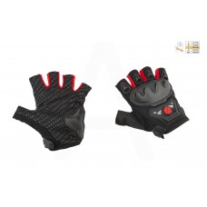 Перчатки без пальцев (mod:MC-29D,size:L, красные) "SCOYCO"