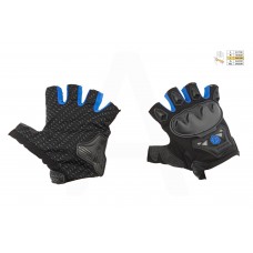 Перчатки без пальцев (mod:MC-29D,size:L, синие) "SCOYCO"
