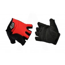 Перчатки без пальцев GLOVE (mod:Freeride, size:L, красные) "FOX"