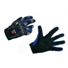 Перчатки "SCOYCO" (mod:HD-12, size:XL, синие, текстиль, карбон)