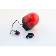 Сигнал велосипедный с подсветкой Police (красный) (mod.JY-2510A) "DS"