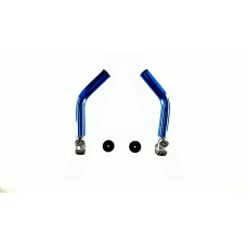 Упоры для рук велосипеда (рога) (mod:1, синие) "DS"