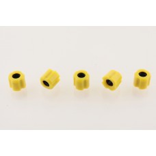 Втулки скольжения штанги мотокосы (23.5-8mm, 5шт, силикон желтые) "Goodluck"