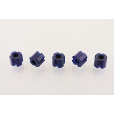 Втулки скольжения штанги мотокосы (25.5-8mm, 5шт, силикон синие) "Goodluck"