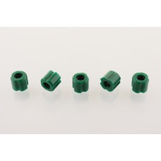 Втулки скольжения штанги мотокосы (23.5-8mm, 5шт, силикон зеленые) "Goodluck"